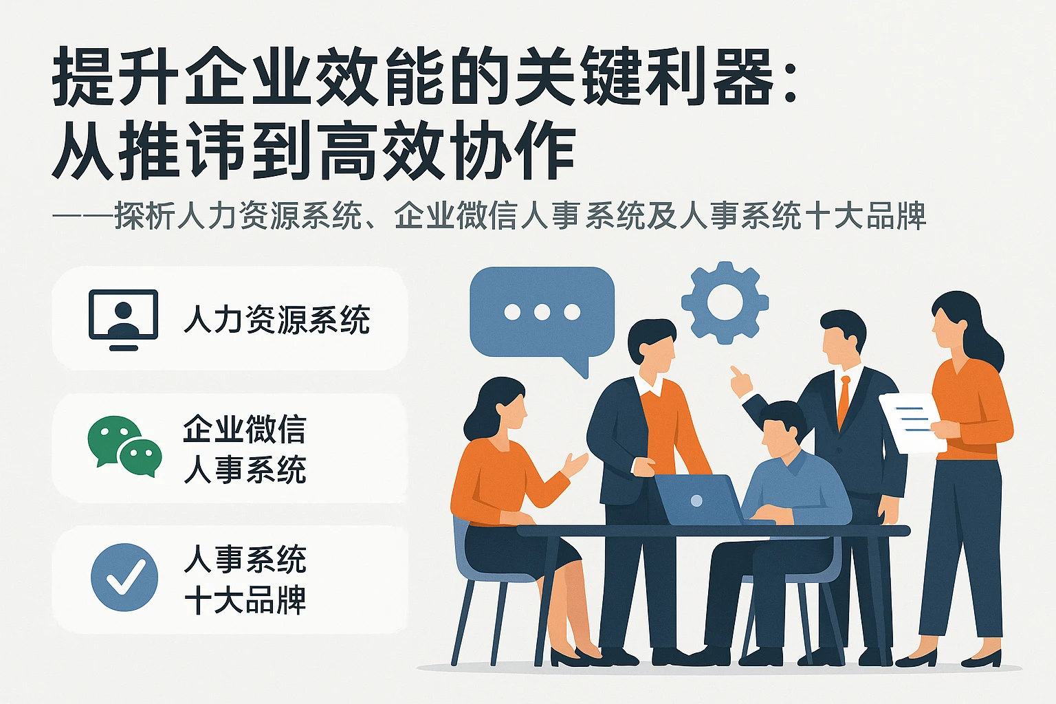 提升企业效能的关键利器：从推诿到高效协作 —— 探析人力资源系统、企业微信人事系统及人事系统十大品牌