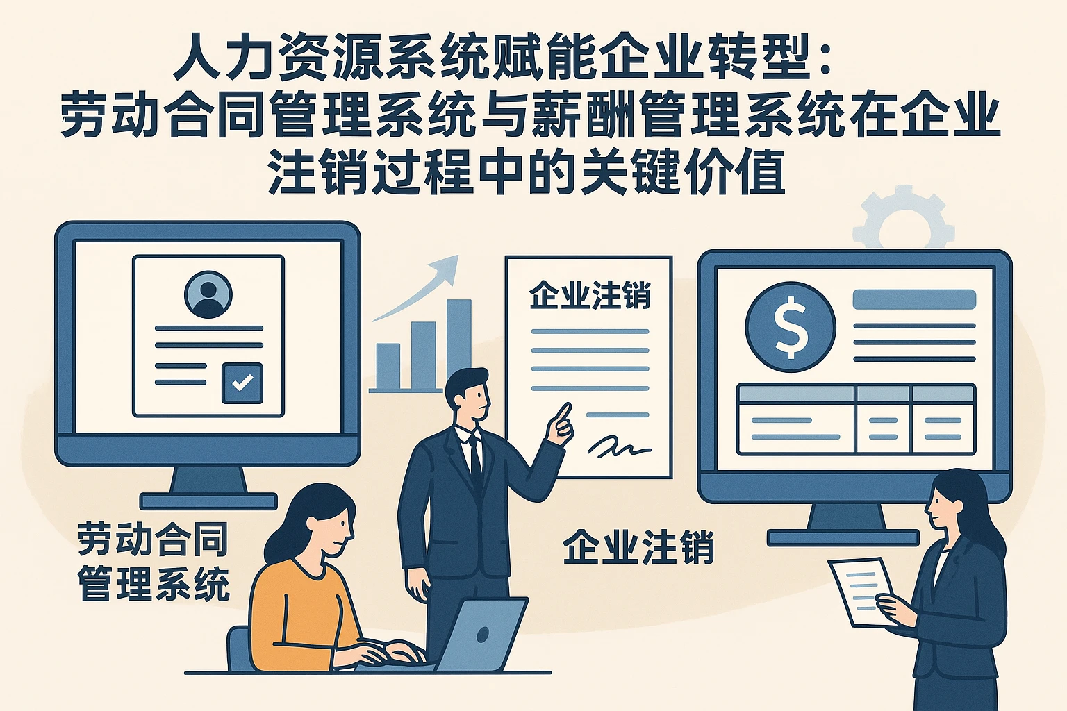人力资源系统赋能企业转型：劳动合同管理系统与薪酬管理系统在企业注销过程中的关键价值