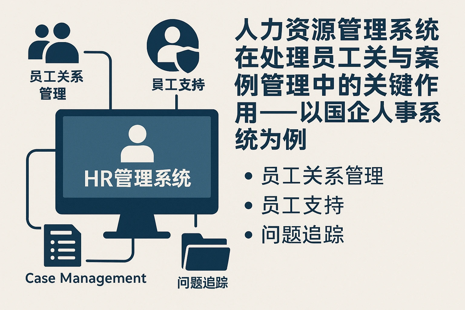 人力资源管理系统在处理员工关系与案例管理中的关键作用——以国企人事系统为例