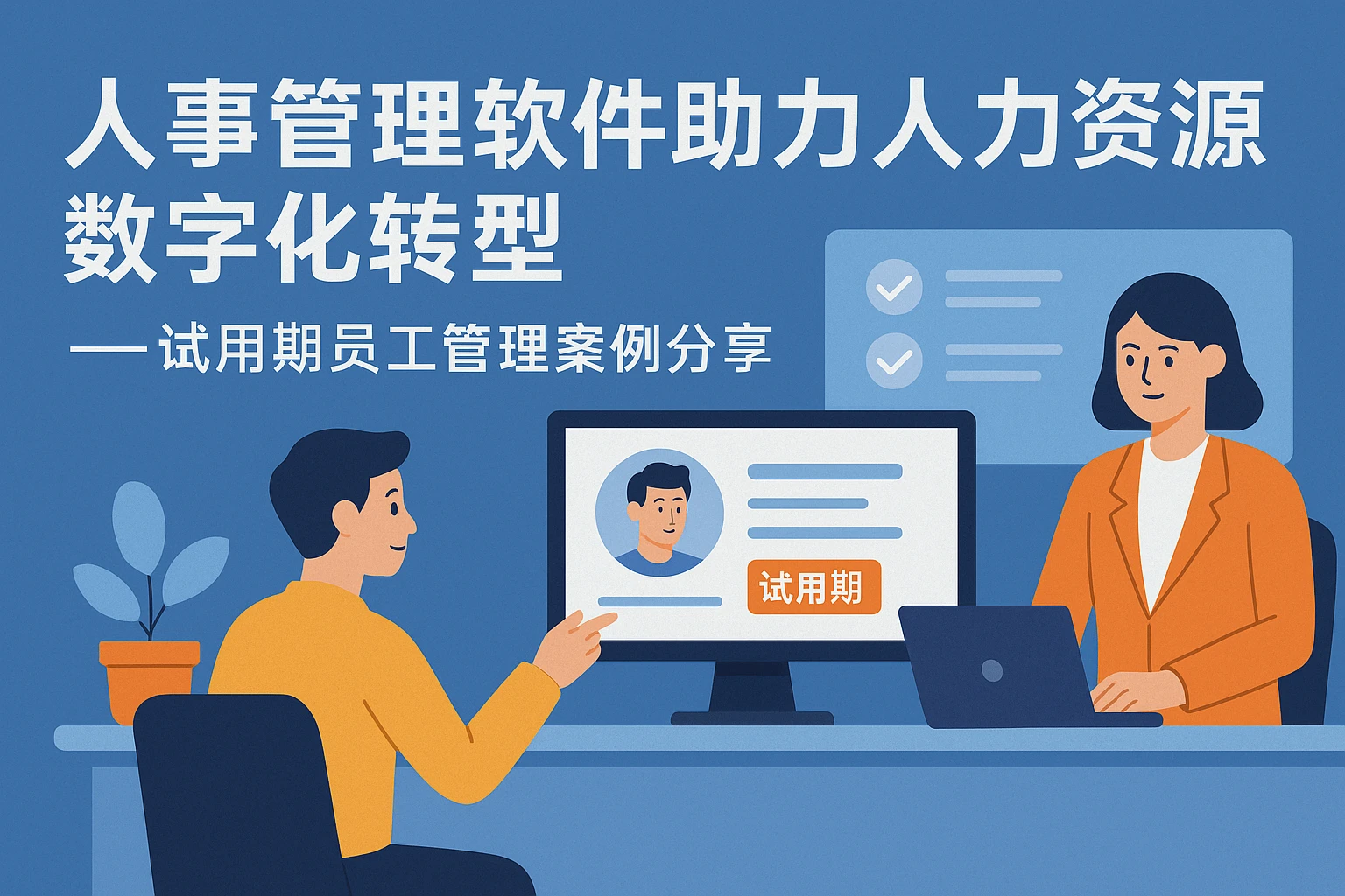 人事管理软件助力人力资源数字化转型——试用期员工管理案例分享