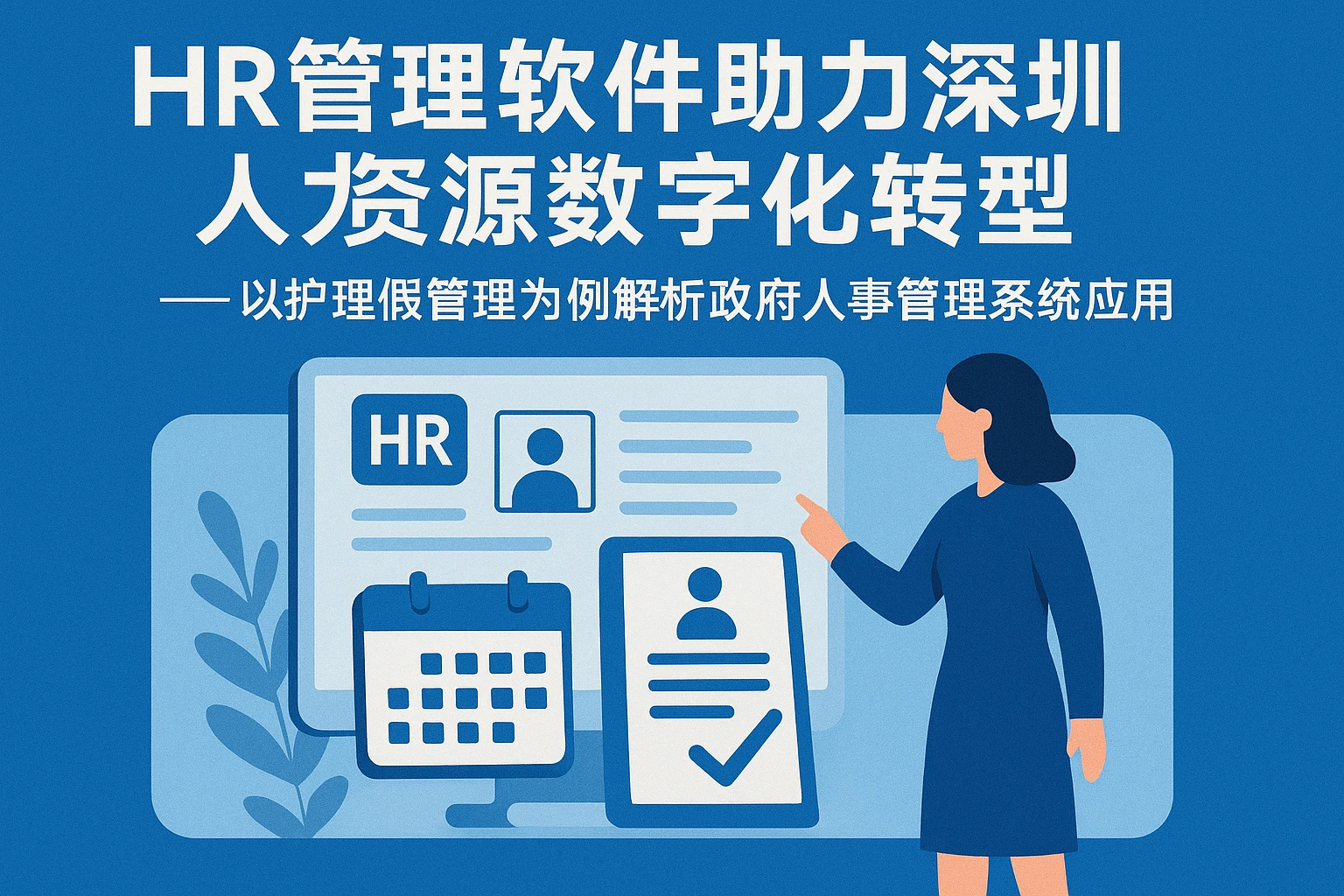 HR管理软件助力深圳人力资源数字化转型 —— 以护理假管理为例解析政府人事管理系统应用