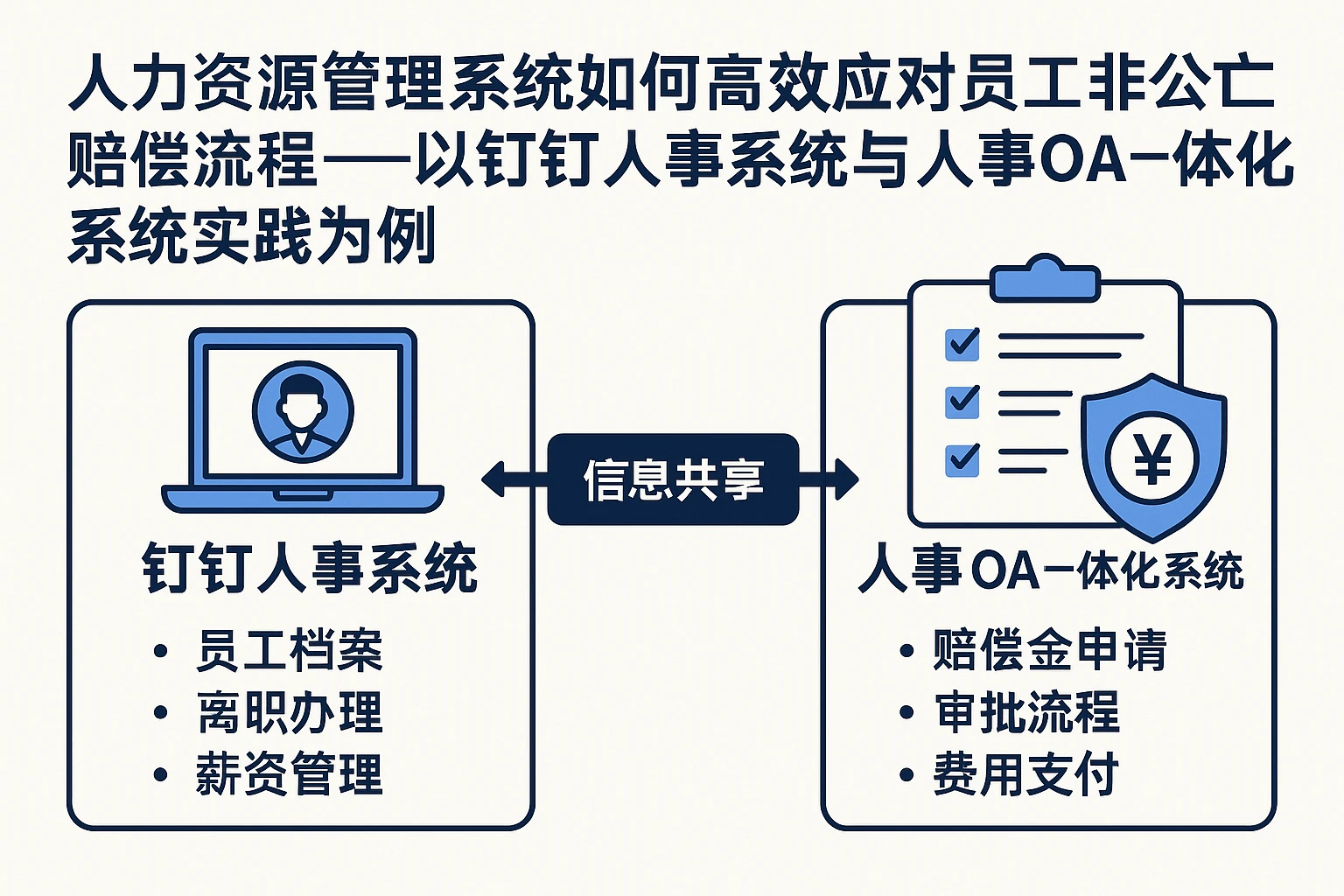 人力资源管理系统如何高效应对员工非公亡赔偿流程——以钉钉人事系统与人事OA一体化系统实践为例