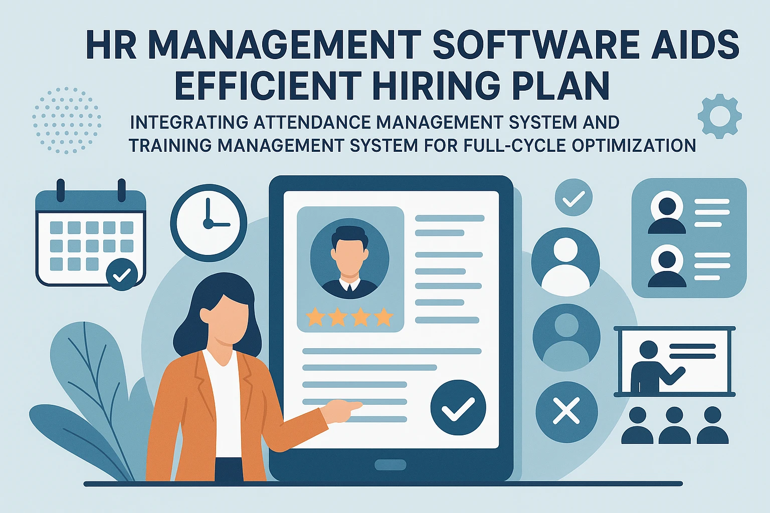 人事管理软件助力高效招聘计划——融合考勤管理系统与培训管理系统的全周期优化