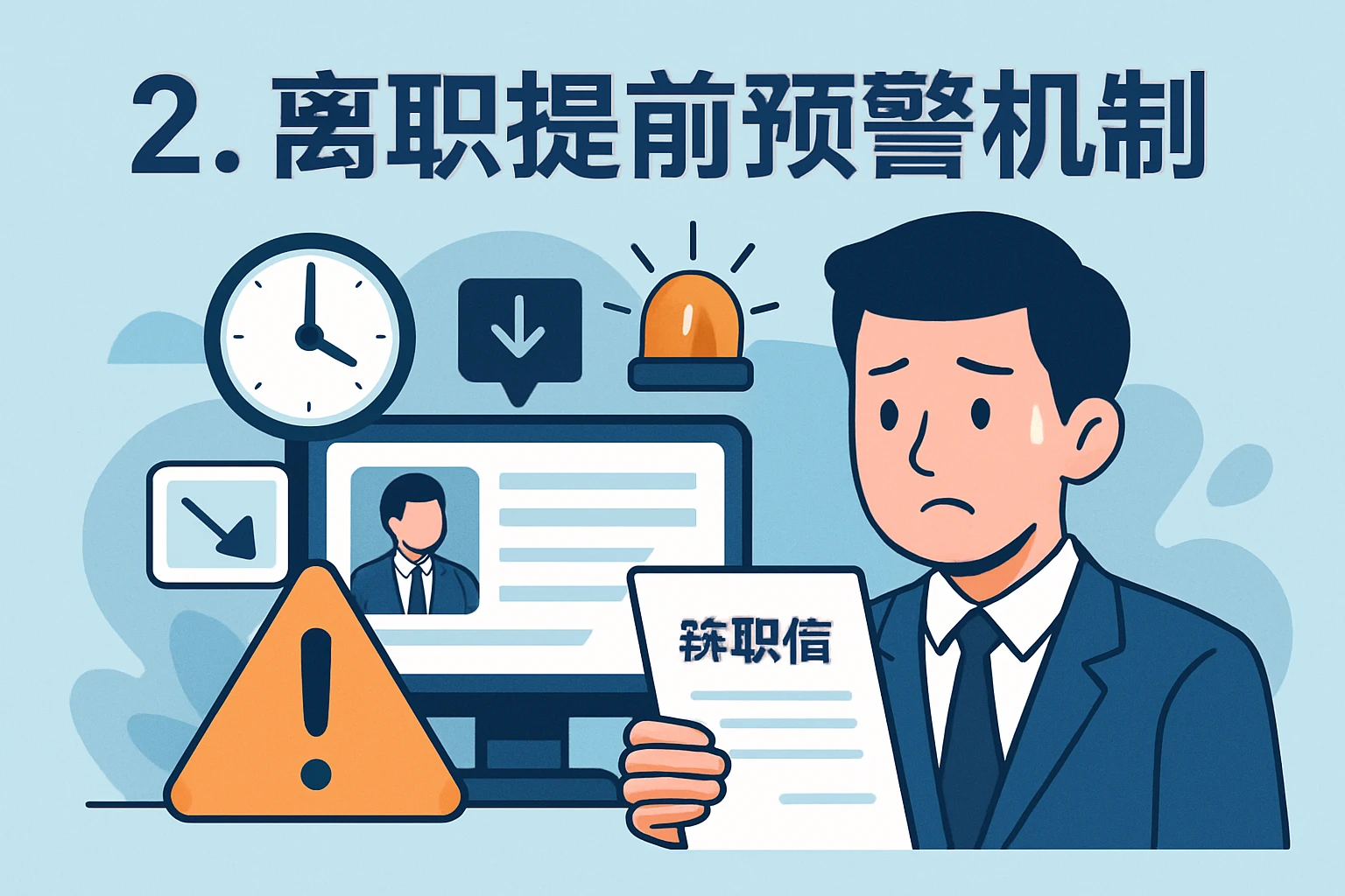 2. 离职提前预警机制