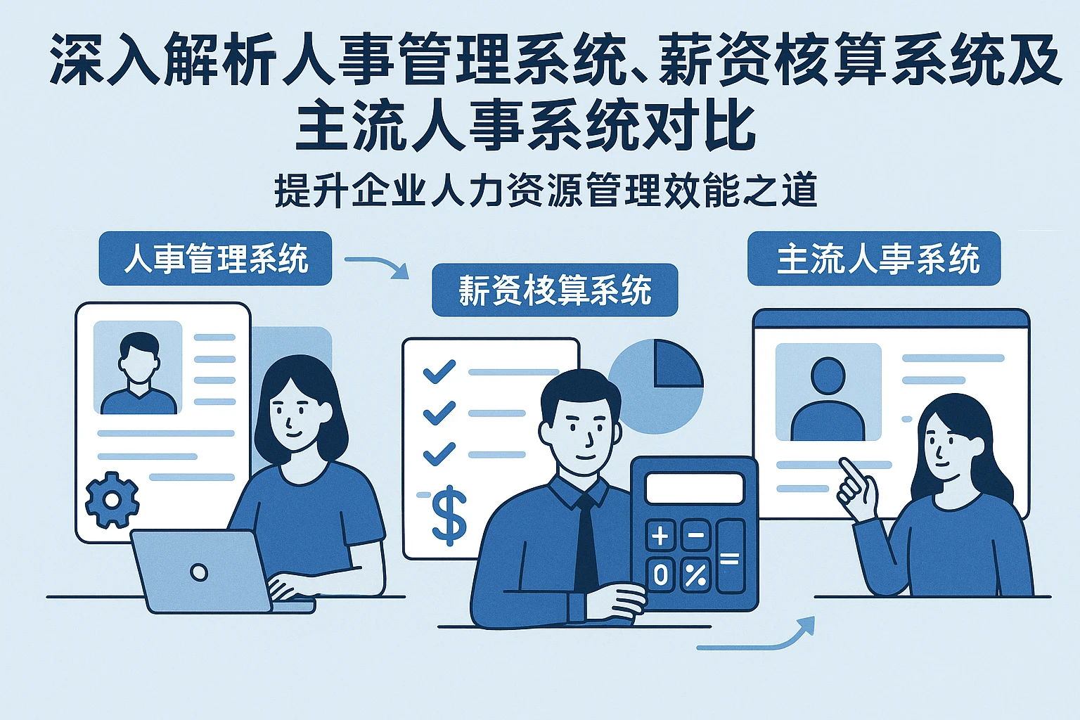 深入解析人事管理系统、薪资核算系统及主流人事系统对比——提升企业人力资源管理效能之道