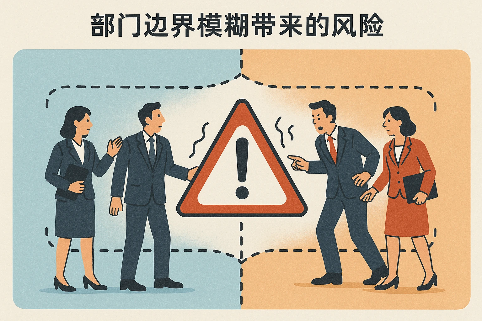 部门边界模糊带来的风险