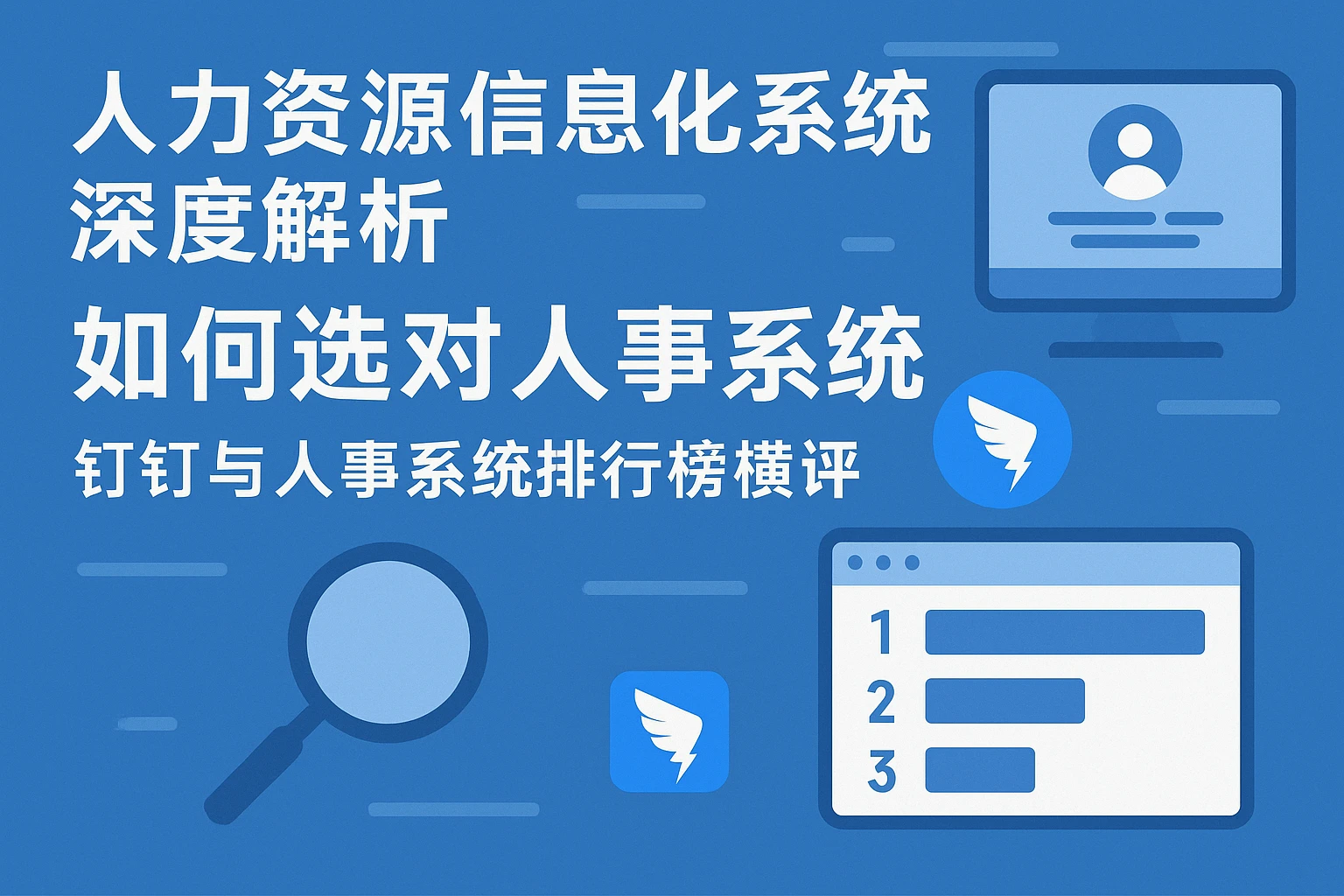 人力资源信息化系统深度解析：如何选对人事系统，钉钉与人事系统排行榜横评