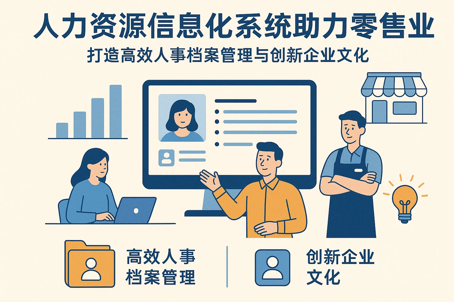 人力资源信息化系统助力零售业——打造高效人事档案管理与创新企业文化