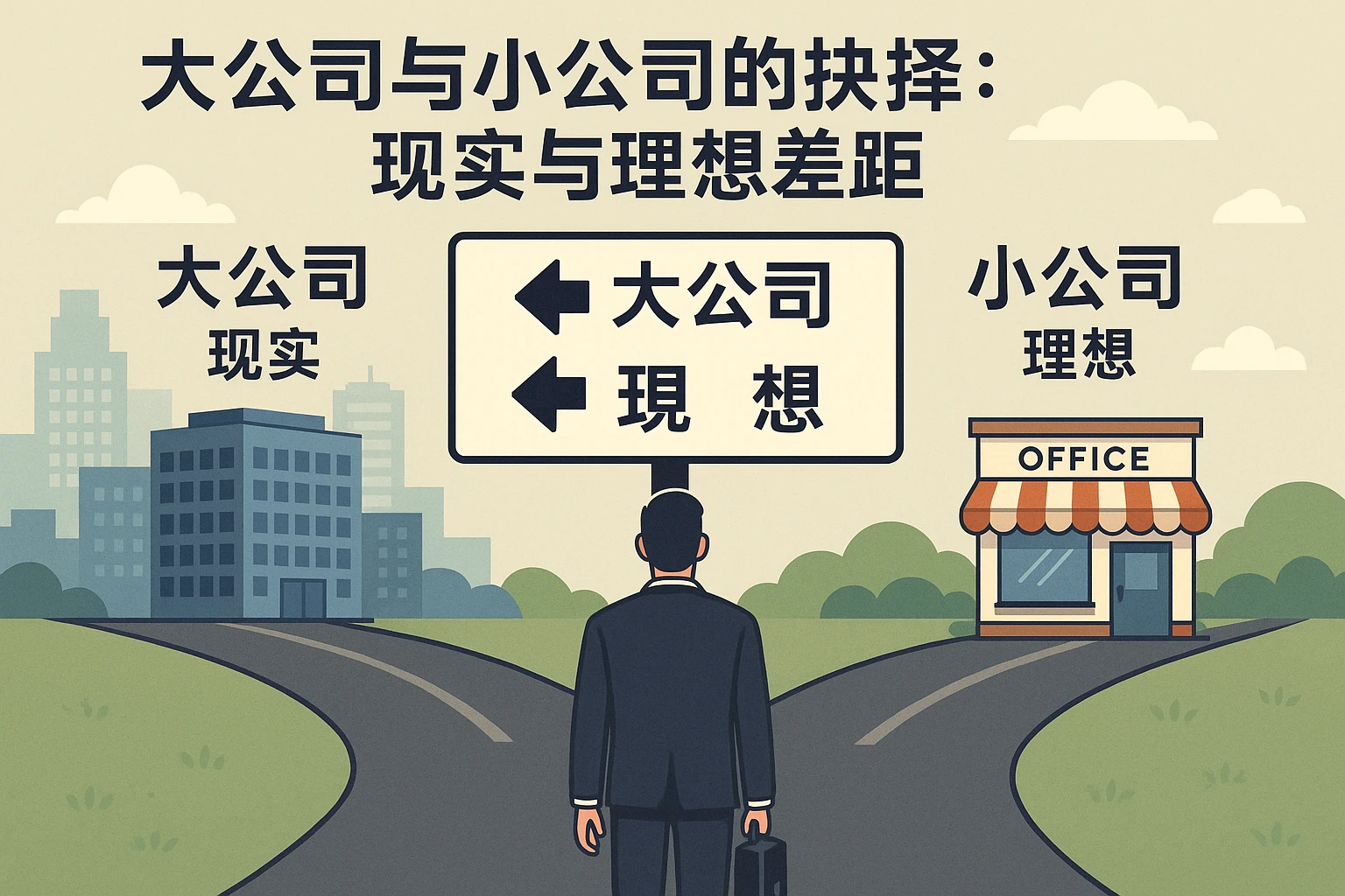 大公司与小公司的抉择：现实与理想差距