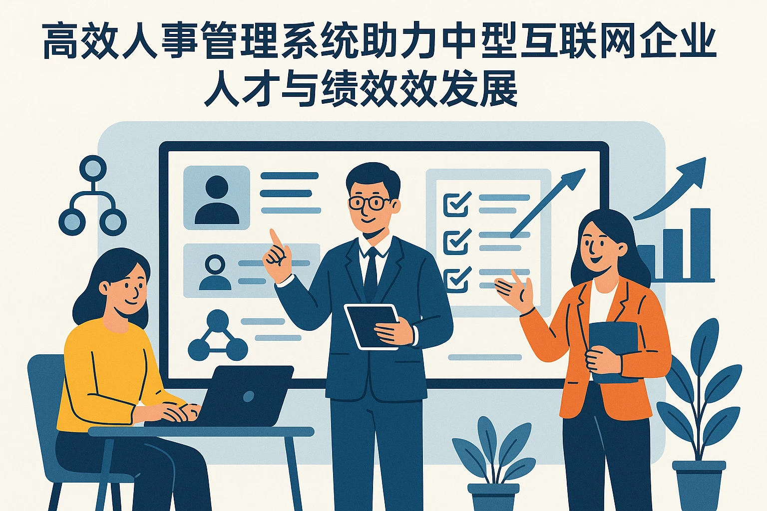 高效人事管理系统助力中型互联网企业人才与绩效发展