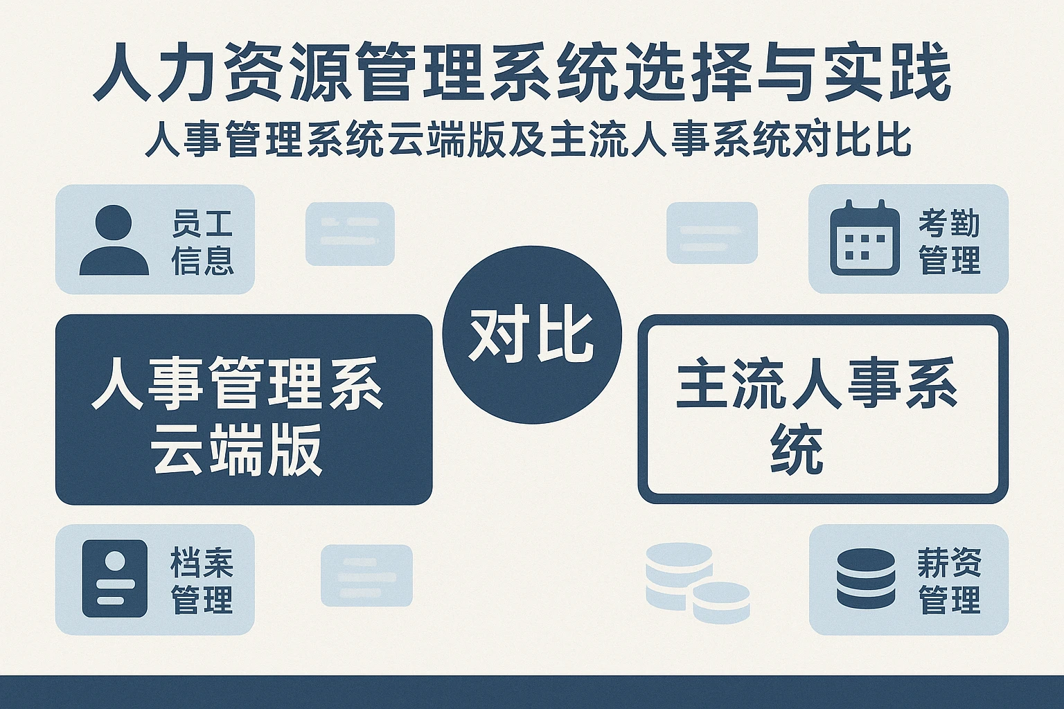 人力资源管理系统选择与实践：人事管理系统云端版及主流人事系统对比