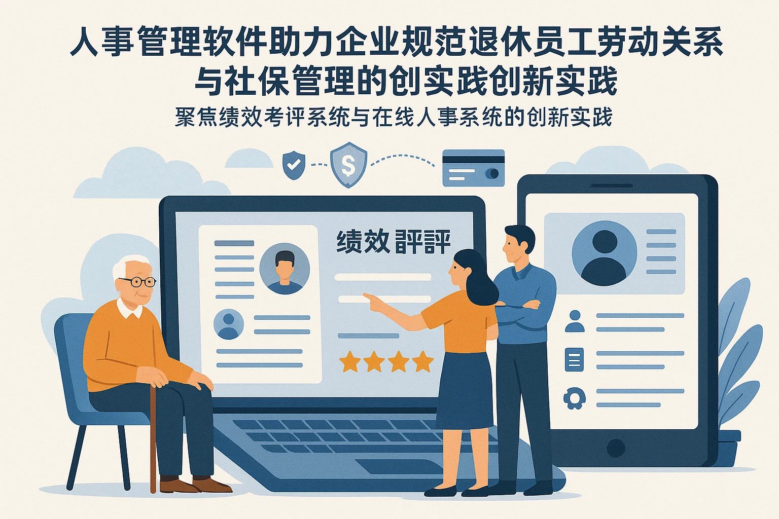人事管理软件助力企业规范退休员工劳动关系与社保管理——聚焦绩效考评系统与在线人事系统的创新实践