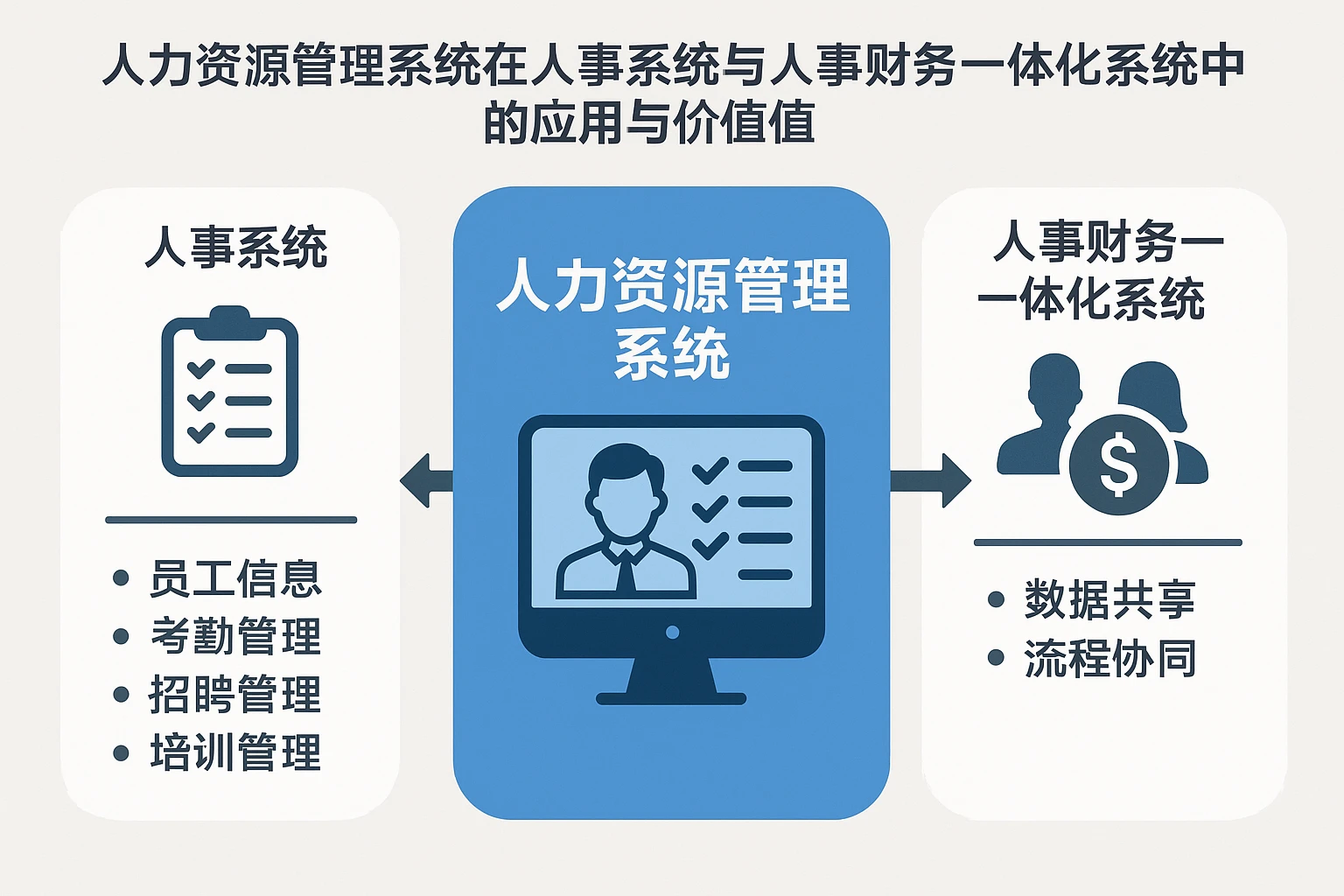 人力资源管理系统在人事系统功能比较与人事财务一体化系统中的应用与价值