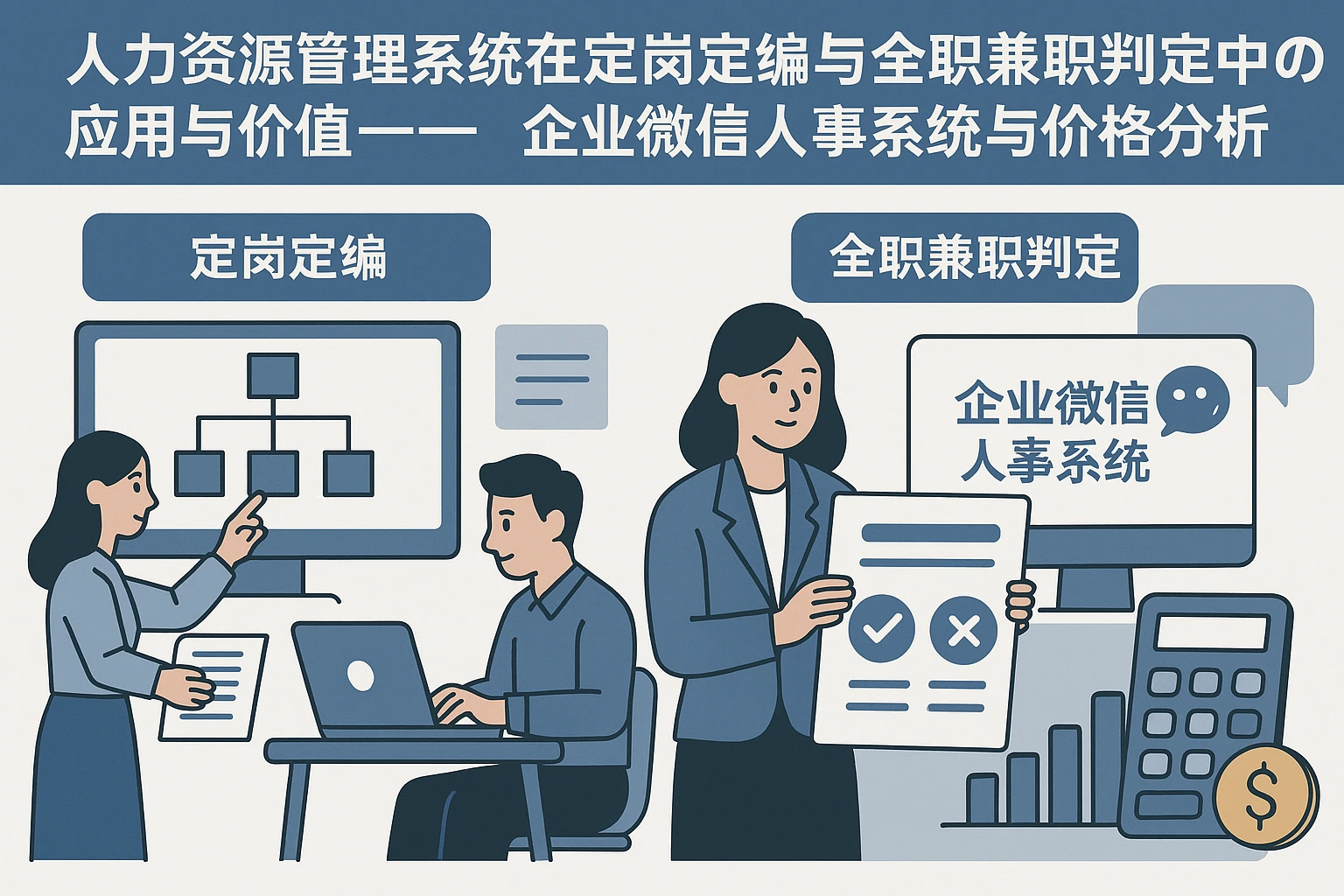 人力资源管理系统在定岗定编与全职兼职判定中的应用与价值——企业微信人事系统与价格分析