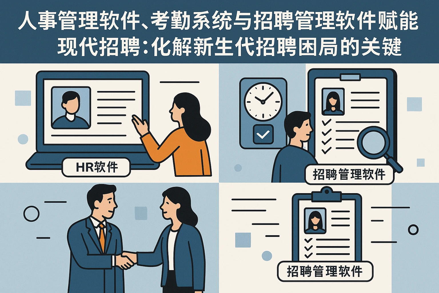 人事管理软件、考勤系统与招聘管理软件赋能现代招聘：化解新生代招聘困局的关键
