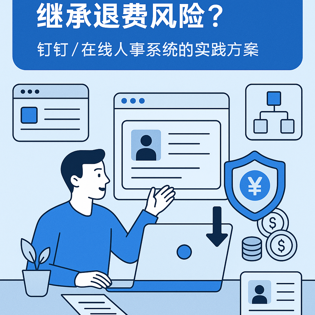 人事系统如何助力企业降低继承退费风险？钉钉/在线人事系统的实践方案