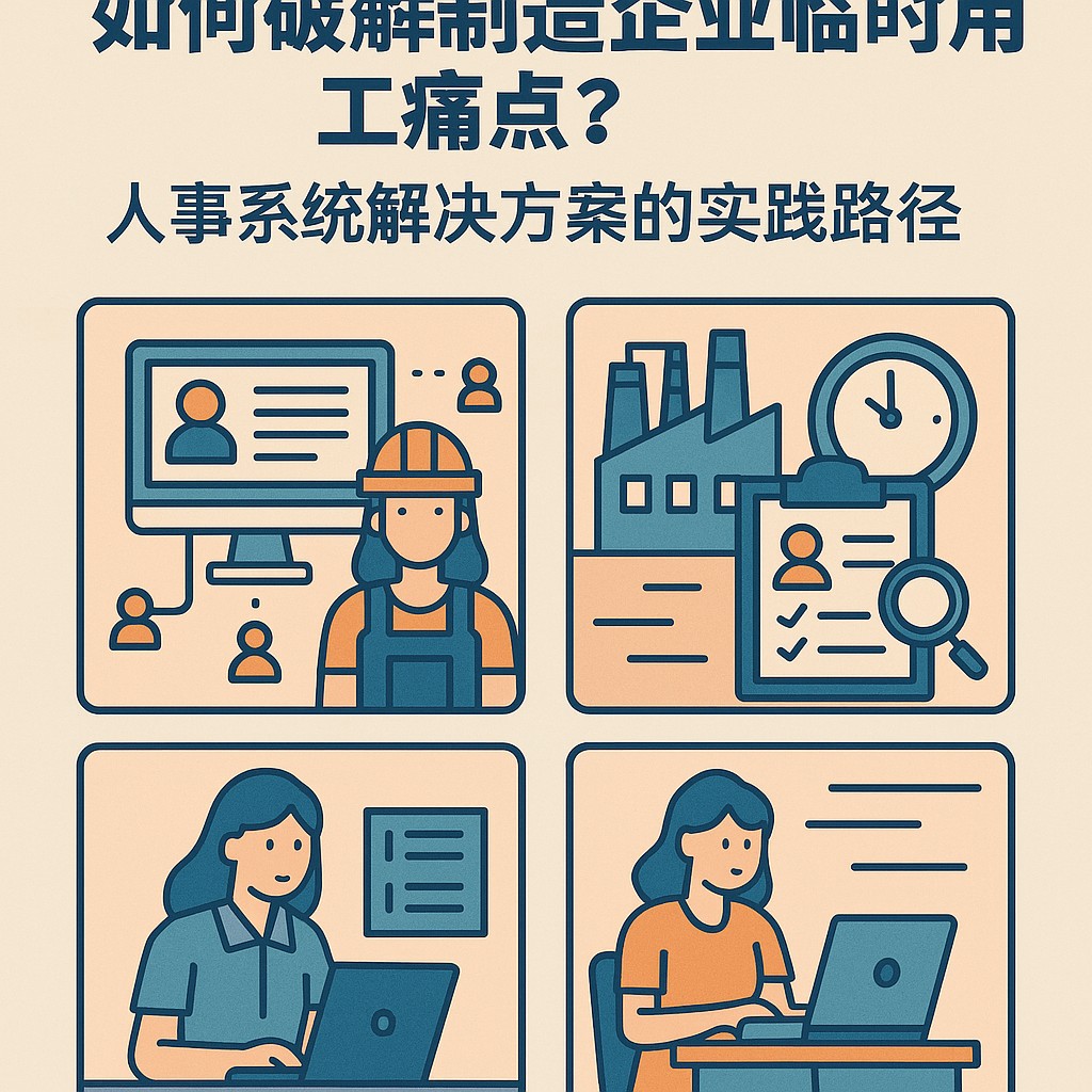 人力资源信息化系统如何破解制造企业临时用工痛点？人事系统解决方案的实践路径