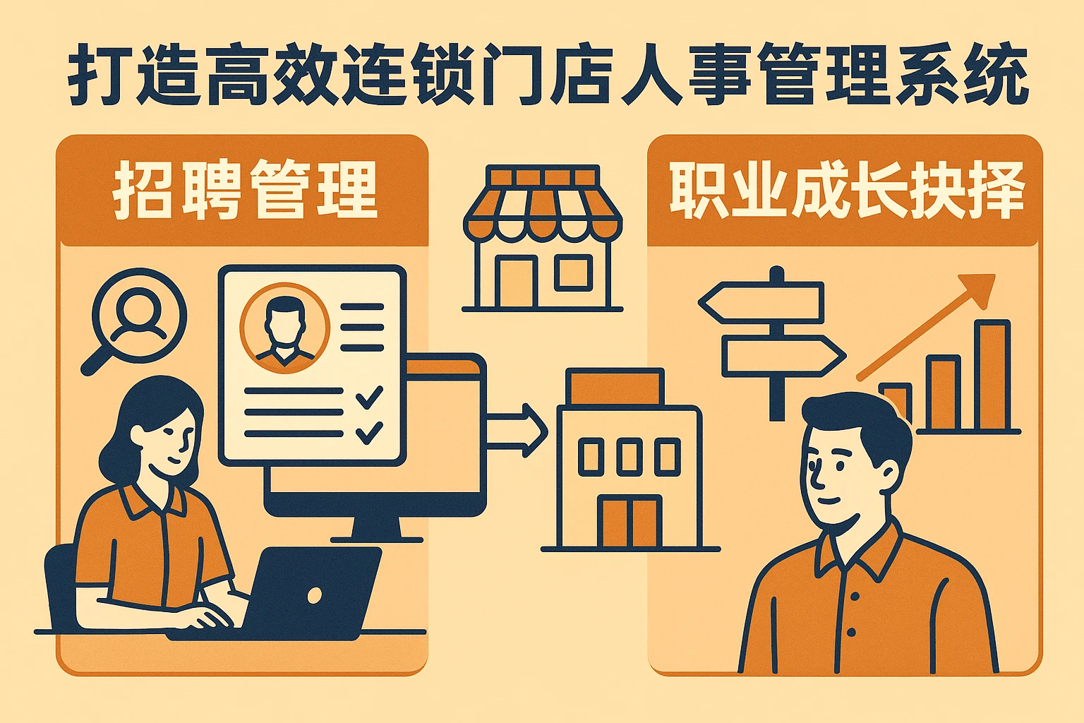 打造高效连锁门店人事管理系统：深度解析招聘管理与职业成长的抉择