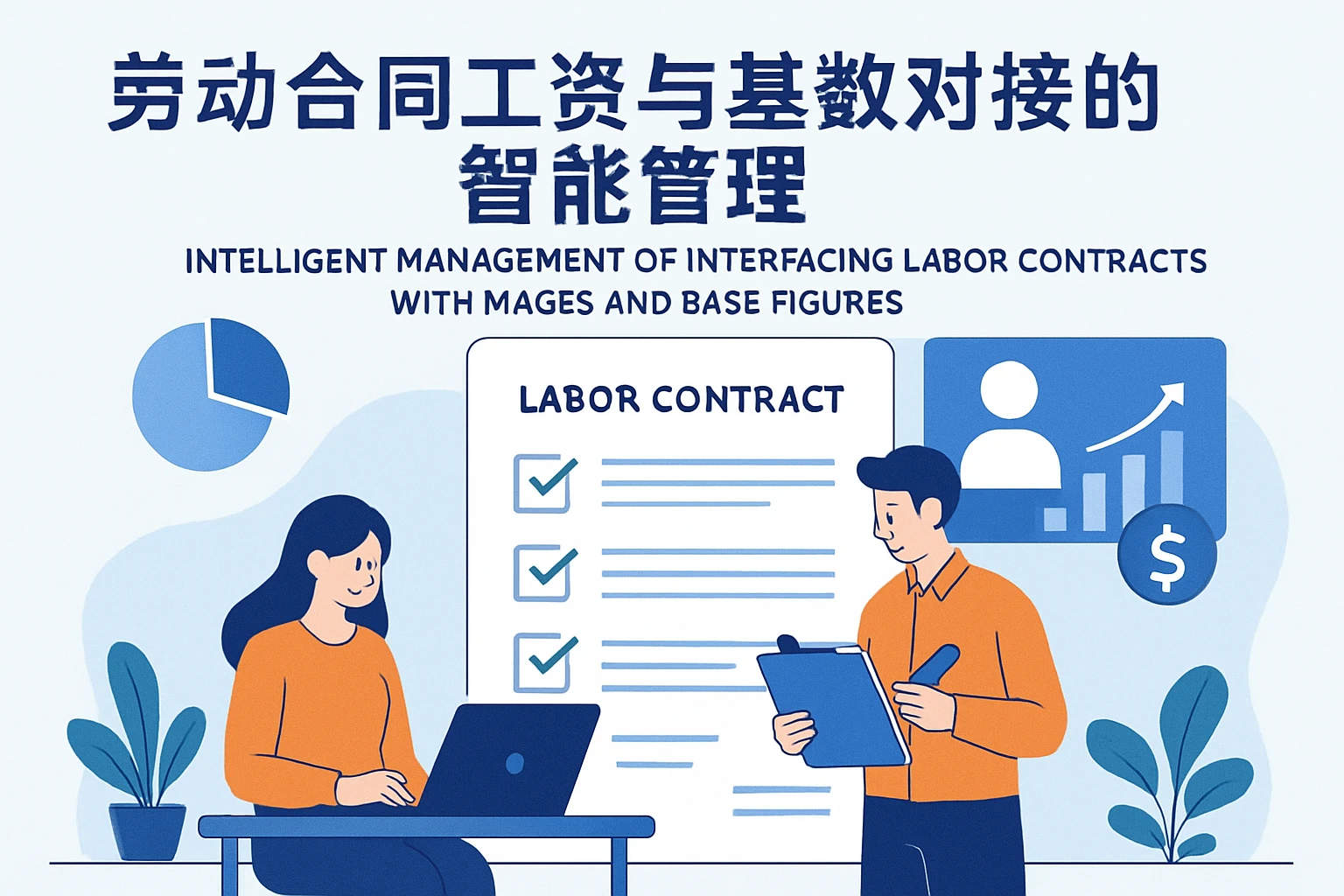 劳动合同工资与基数对接的智能管理