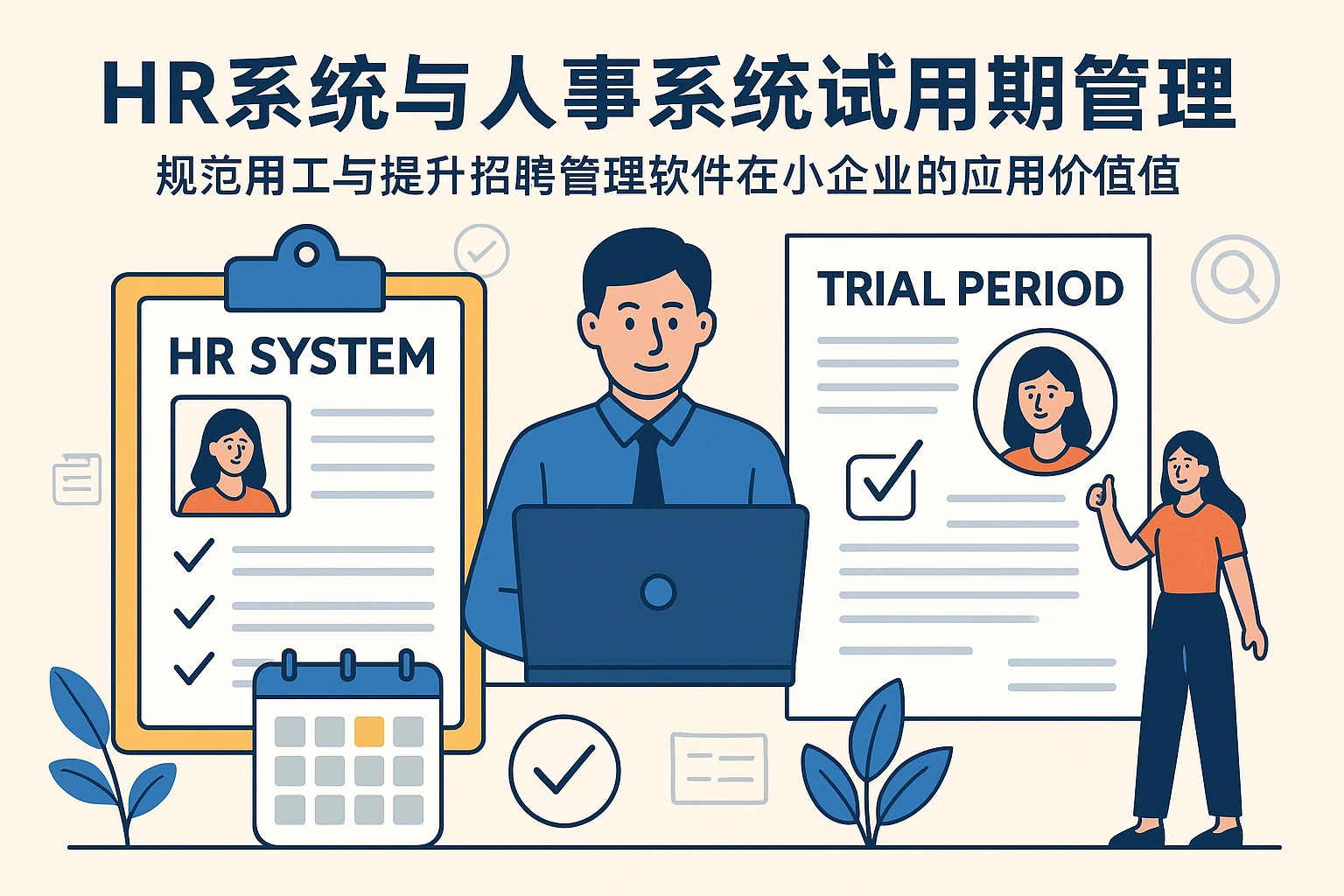 HR系统与人事系统试用期管理：规范用工与提升招聘管理软件在小企业的应用价值