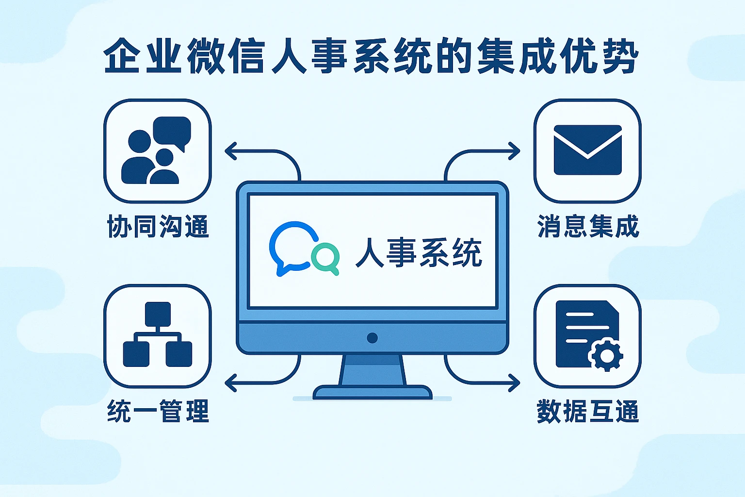 企业微信人事系统的集成优势
