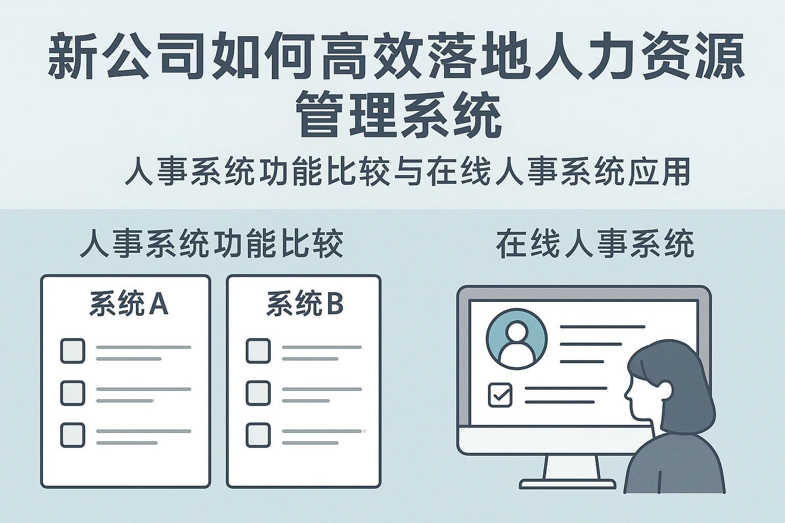 新公司如何高效落地人力资源管理系统——人事系统功能比较与在线人事系统应用
