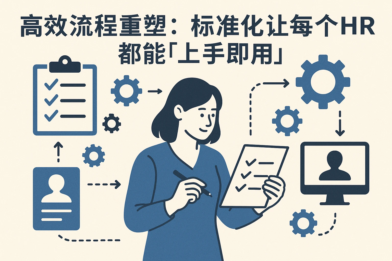 高效流程重塑：标准化让每个HR都能“上手即用”