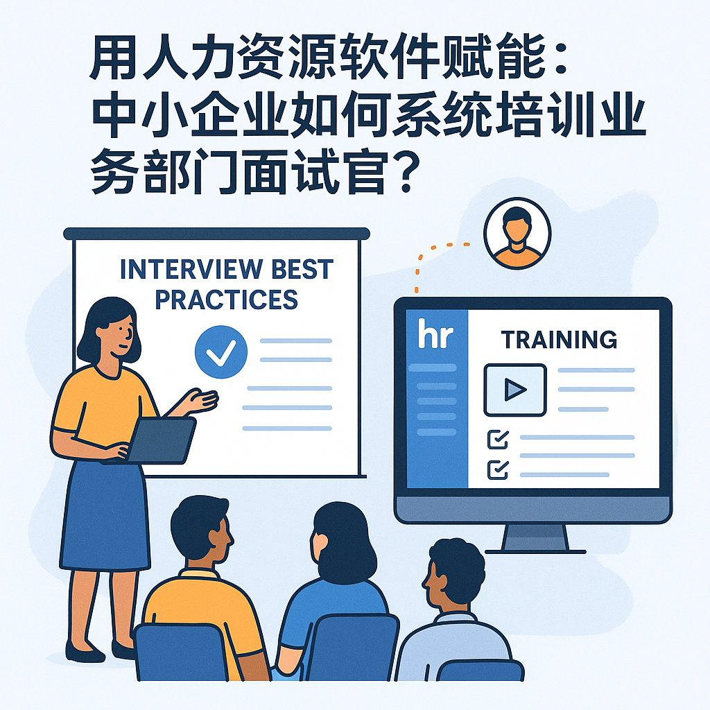 用人力资源软件赋能：中小企业如何系统培训业务部门面试官？