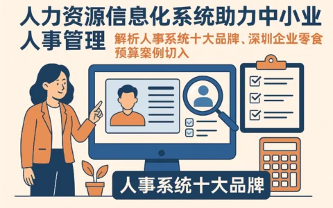 人力资源信息化系统助力中小企业人事管理 —— 解析人事系统十大品牌，深圳企业零食预算案例切入