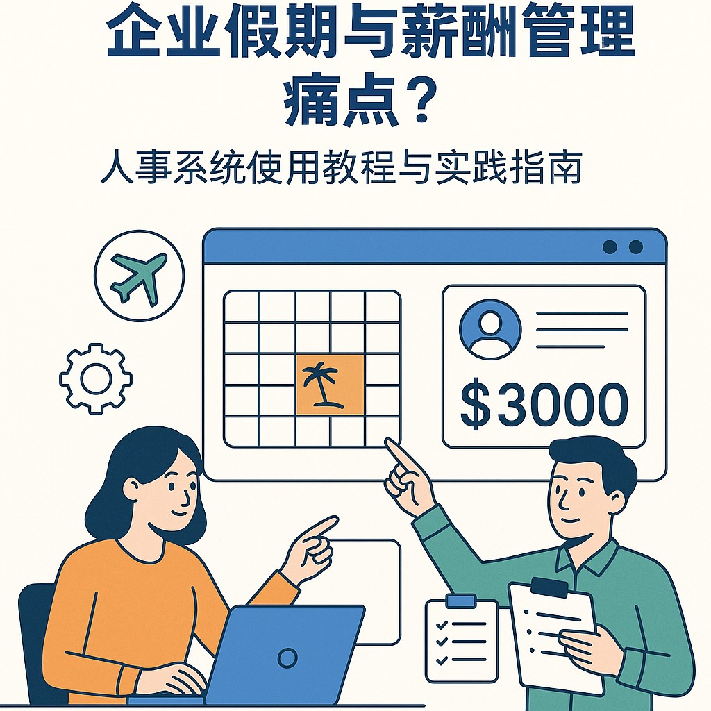 人力资源软件如何破解企业假期与薪酬管理痛点？人事系统使用教程与实践指南
