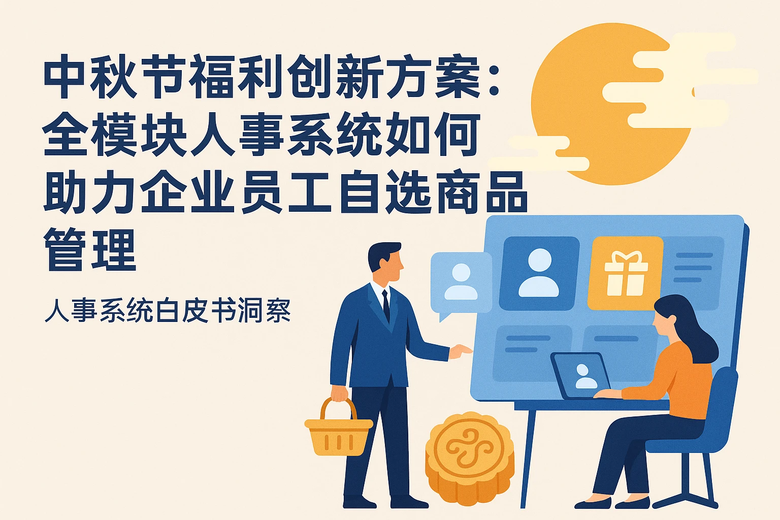 中秋节福利创新方案：全模块人事系统如何助力企业员工自选商品管理——人事系统白皮书洞察