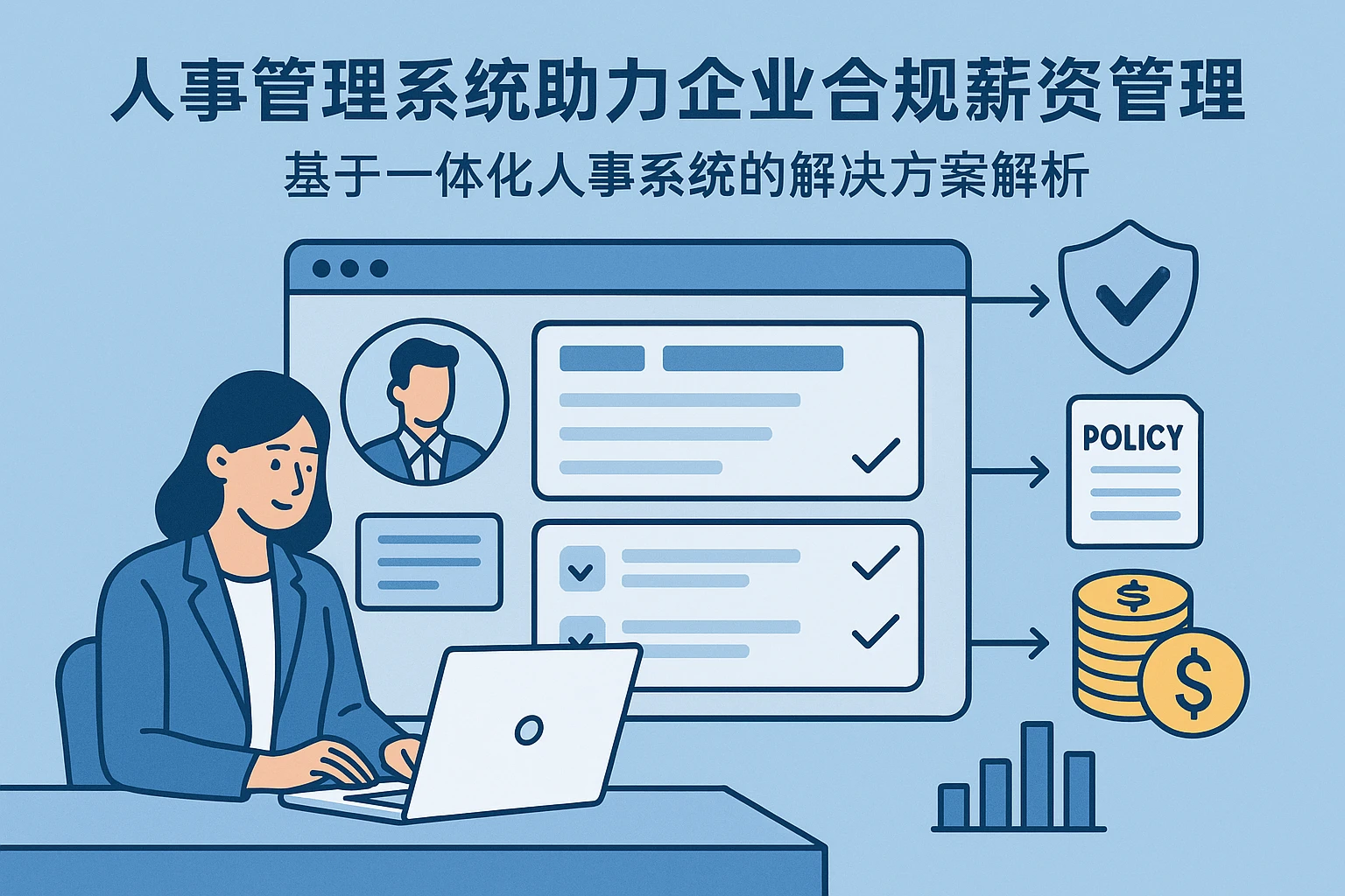 人事管理系统助力企业合规薪资管理——基于一体化人事系统的解决方案解析