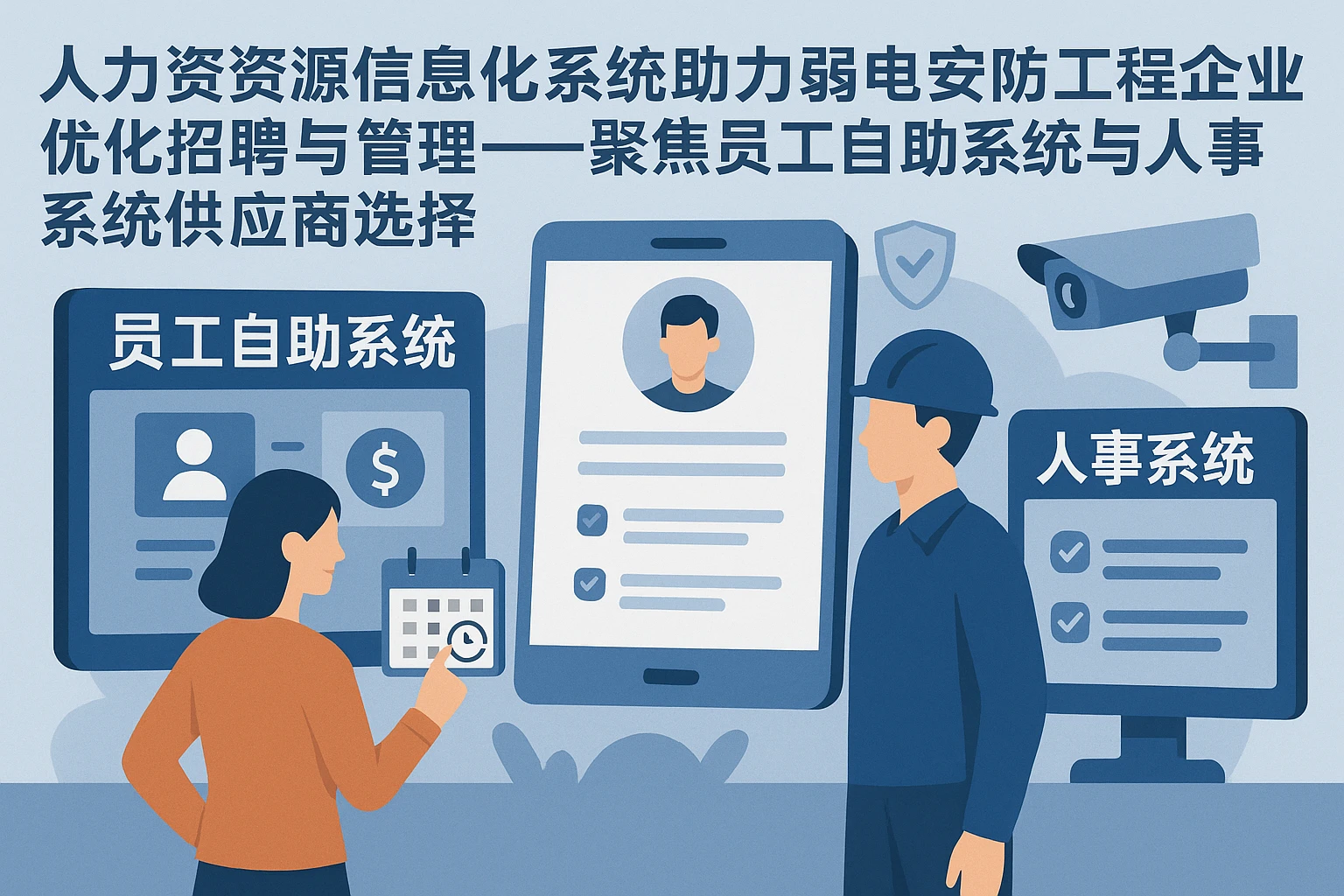 人力资源信息化系统助力弱电安防工程企业优化招聘与管理——聚焦员工自助系统与人事系统供应商选择