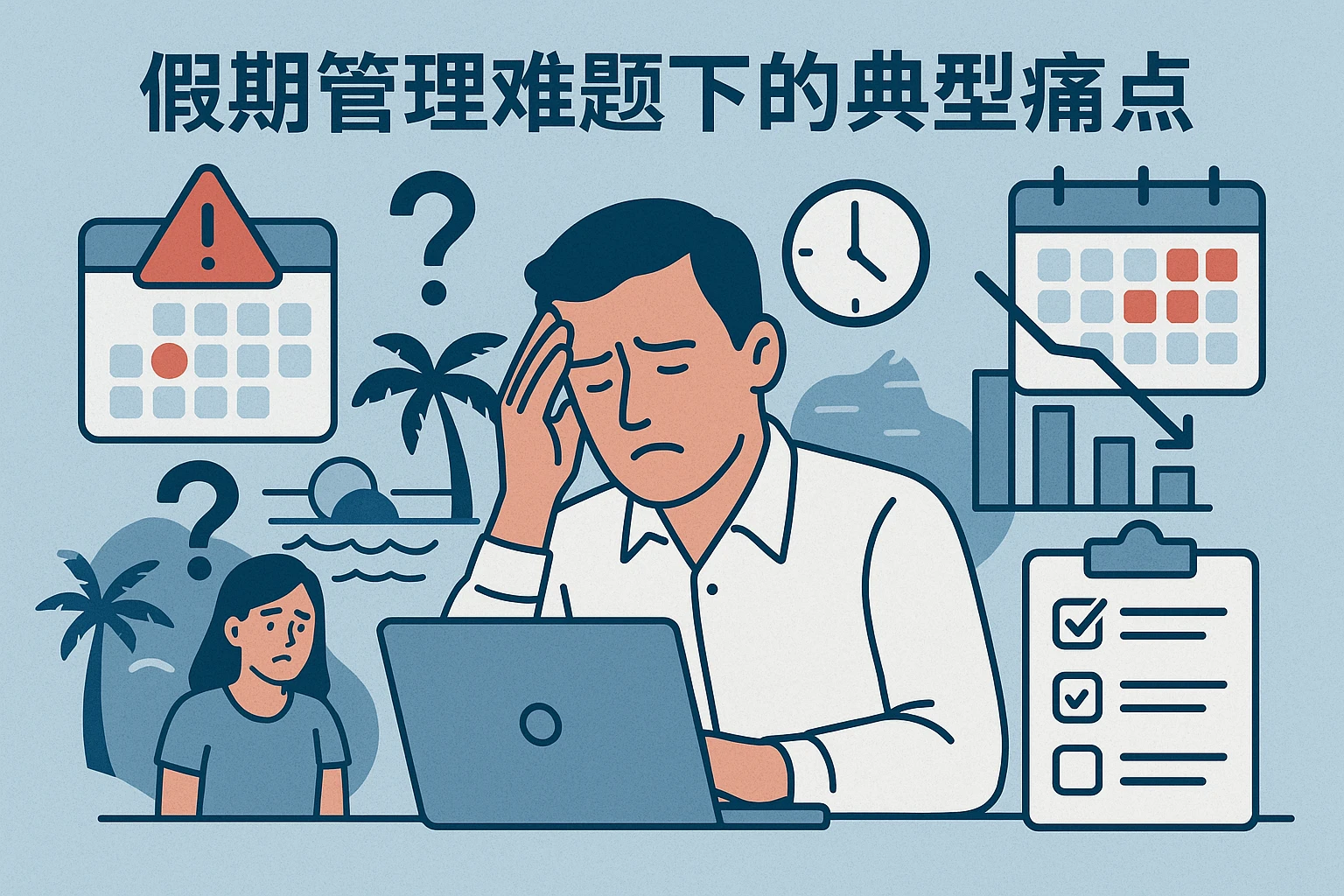 假期管理难题下的典型痛点