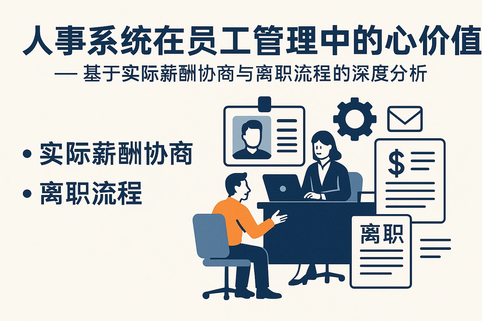 人事系统在员工管理中的核心价值 —— 基于实际薪酬协商与离职流程的深度分析