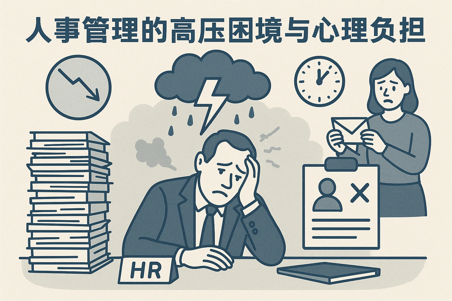 2. 人事管理的高压困境与心理负担