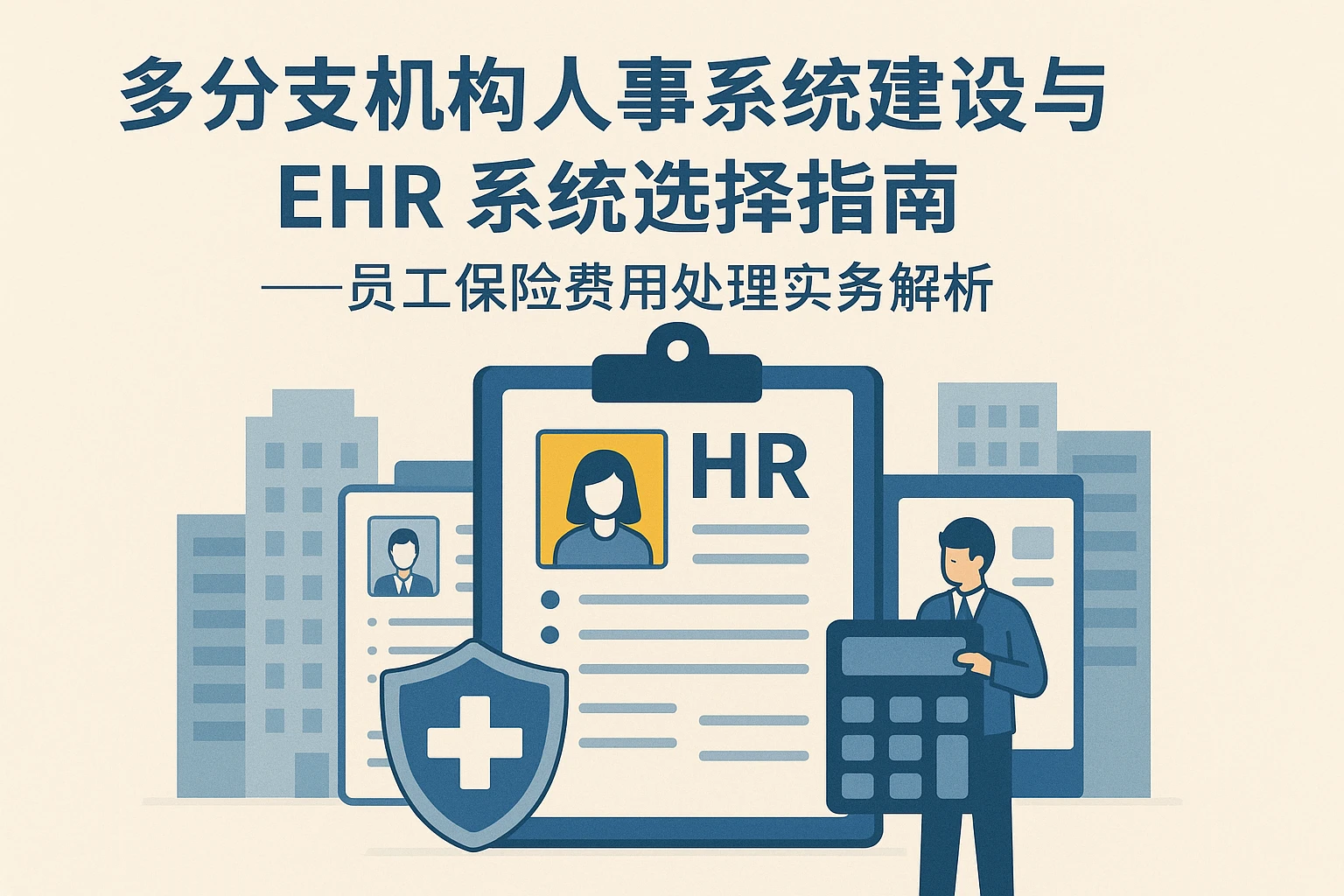多分支机构人事系统建设与ehr系统选择指南——员工保险费用处理实务解析