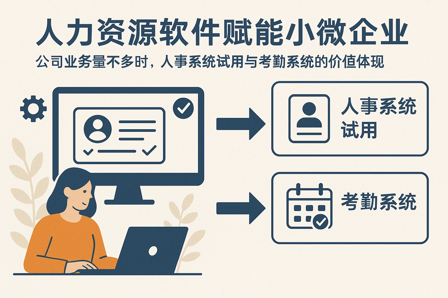 人力资源软件赋能小微企业：公司业务量不多时，人事系统试用与考勤系统的价值体现