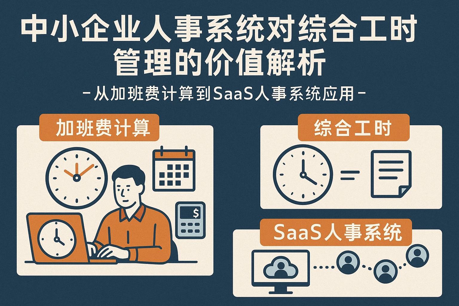中小企业人事系统对综合工时管理的价值解析——从加班费计算到SaaS人事系统应用