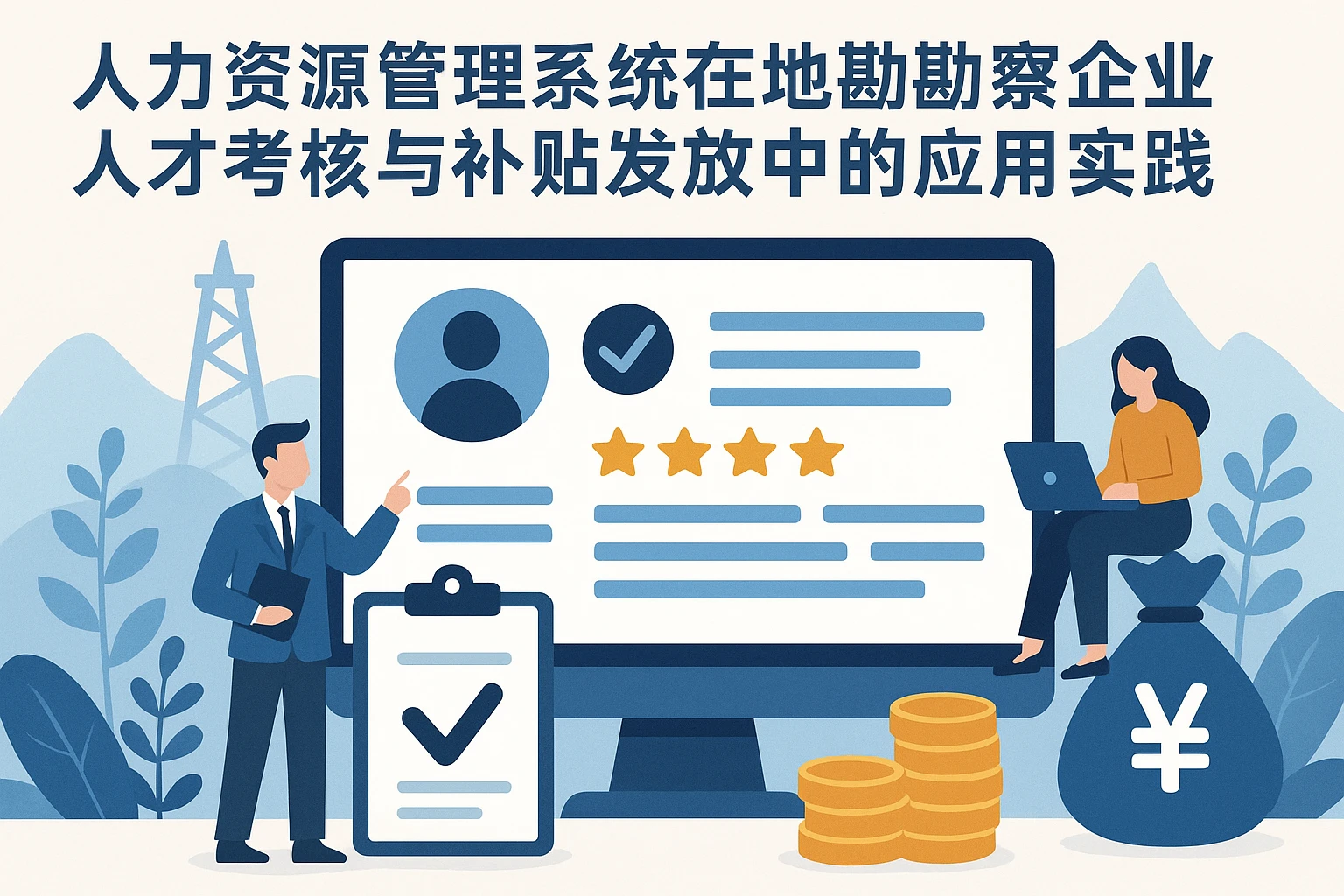 人力资源管理系统在地勘勘察企业人才考核与补贴发放中的应用实践