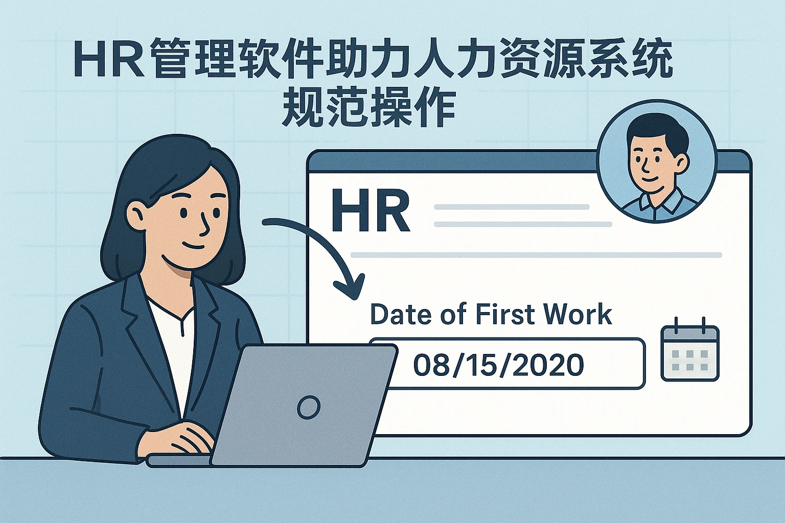 HR管理软件助力人力资源系统规范操作：以首次参加工作时间填写为案例