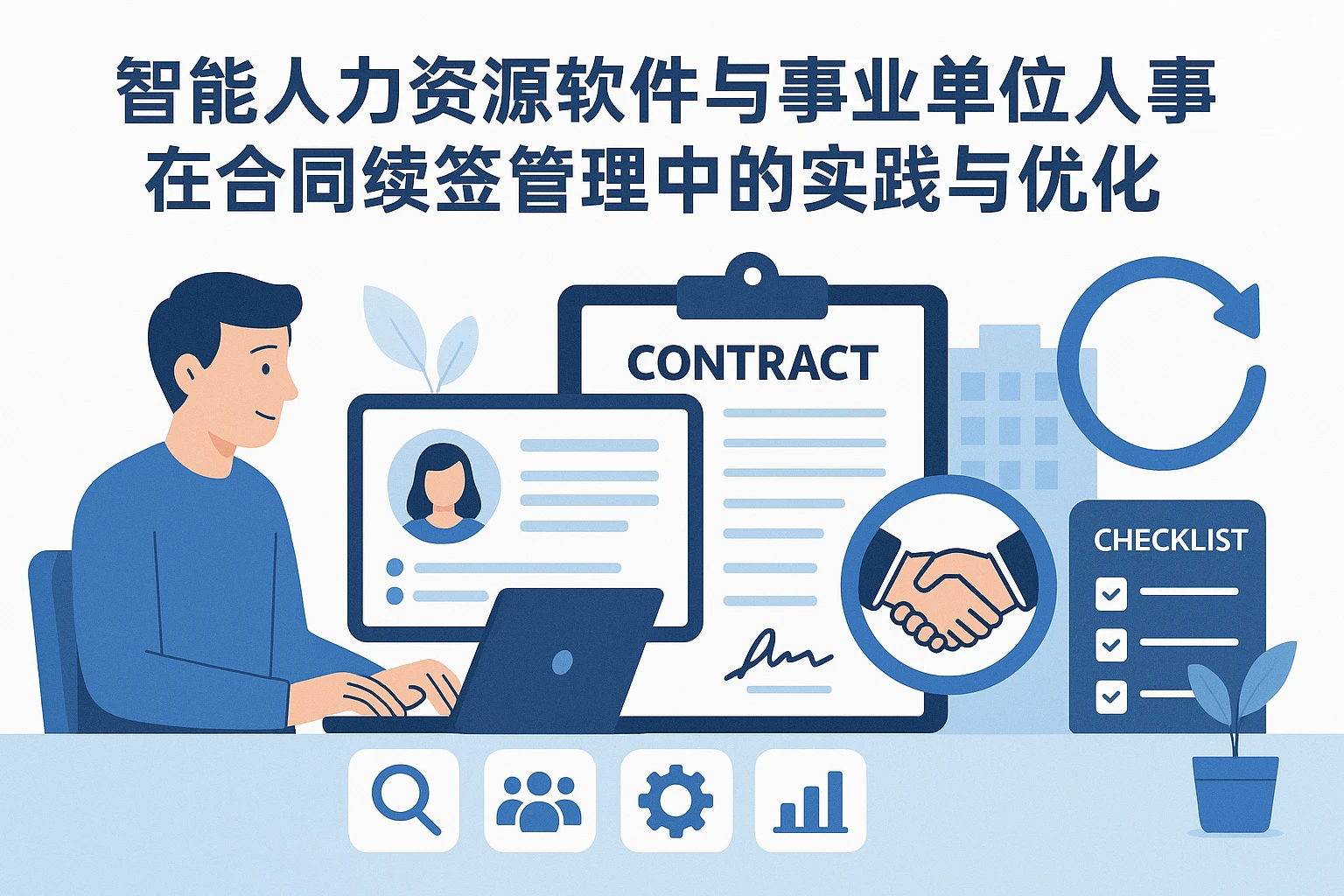 智能人力资源软件与事业单位人事系统在合同续签管理中的实践与优化