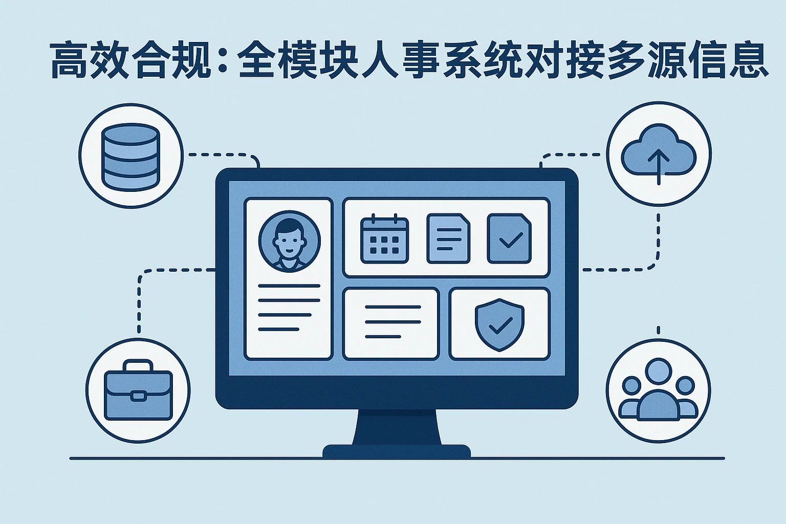 高效合规:全模块人事系统对接多源信息