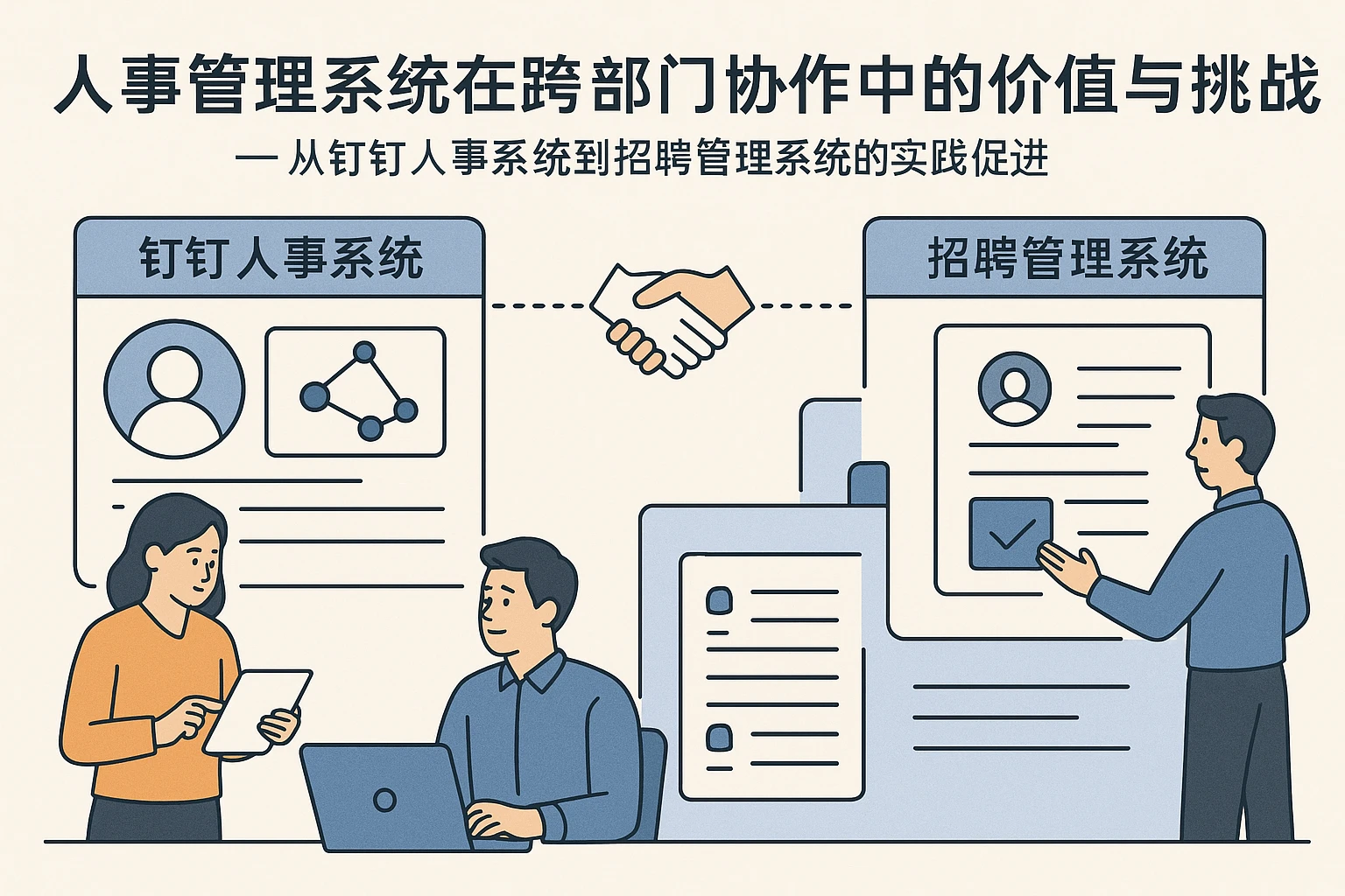 人事管理系统在跨部门协作中的价值与挑战——从钉钉人事系统到招聘管理系统的实践促进