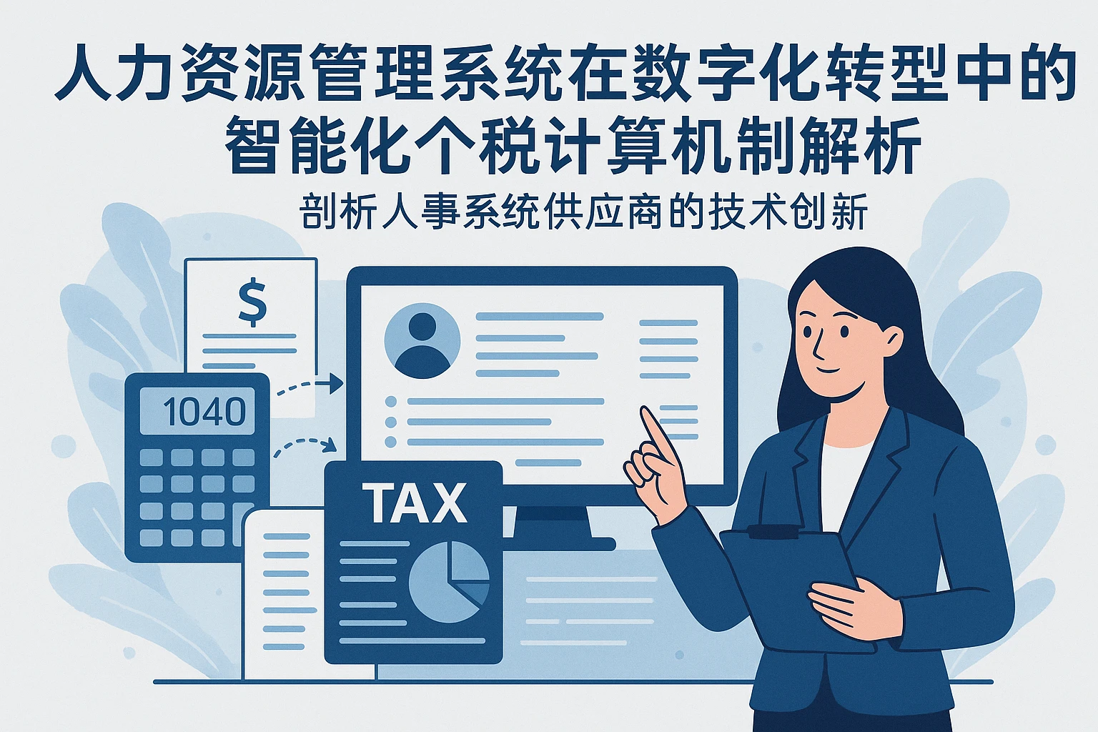 人力资源管理系统在数字化转型中的智能化个税计算机制解析——剖析人事系统供应商的技术创新