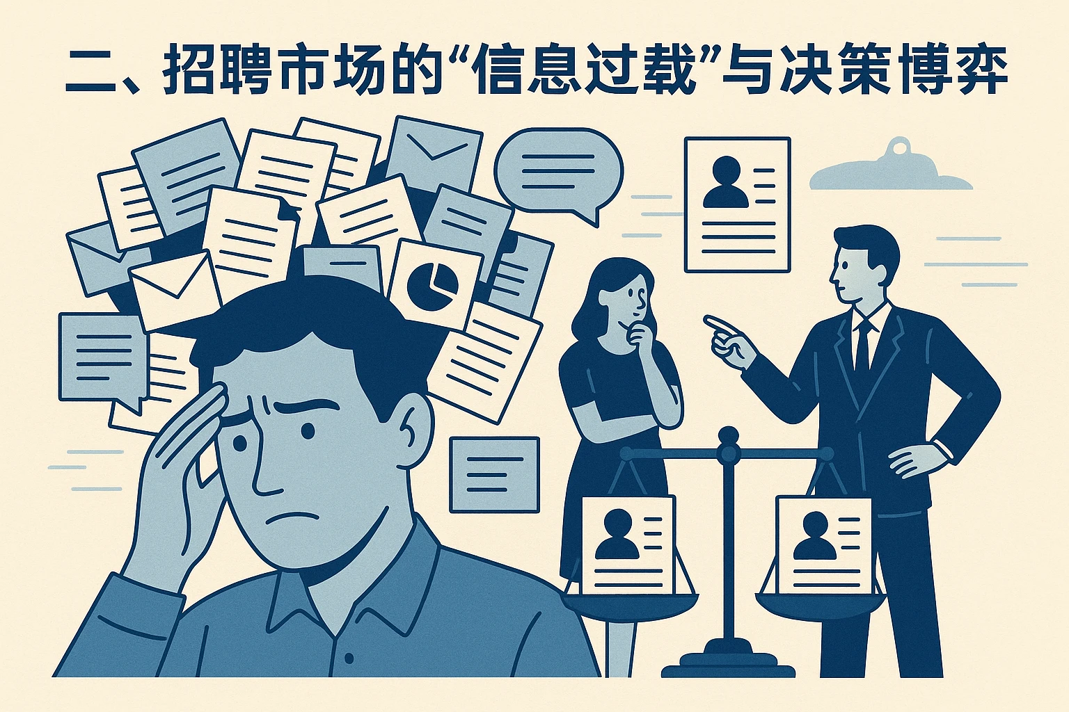 二、招聘市场的“信息过载”与决策博弈