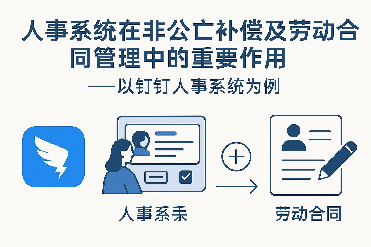 人事系统在非公亡补偿及劳动合同管理中的重要作用——以钉钉人事系统为例