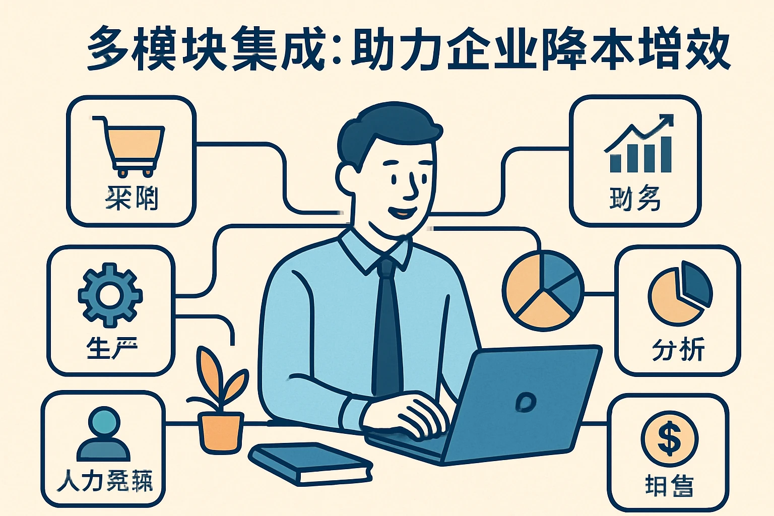多模块集成：助力企业降本增效