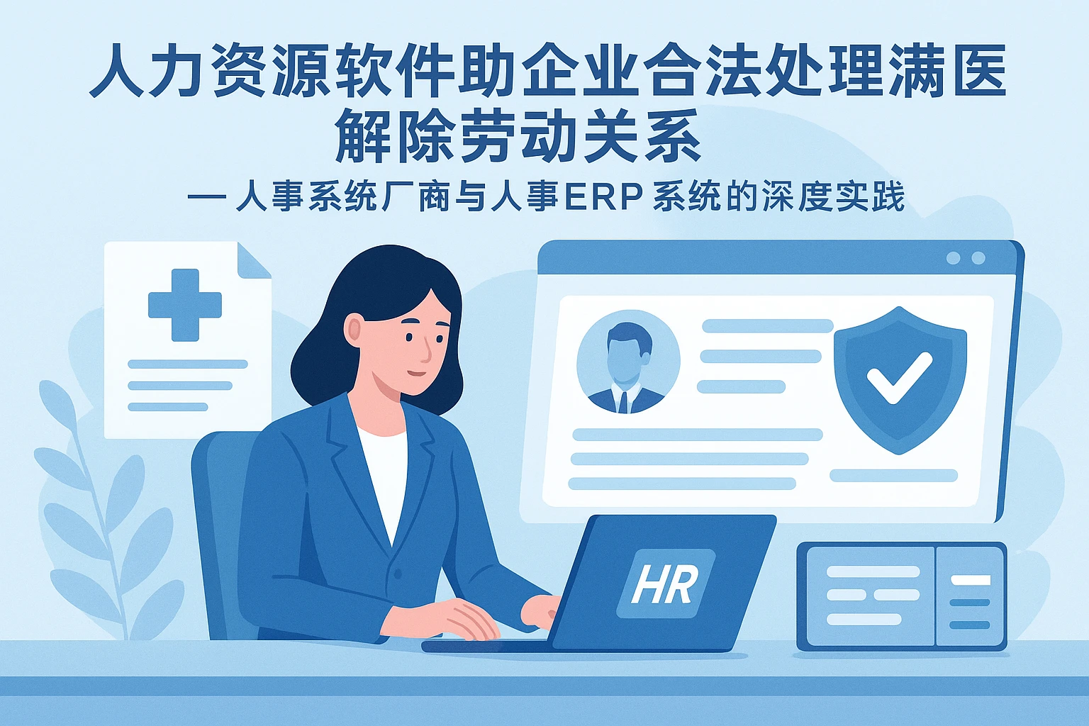 人力资源软件助企业合法处理满医疗期解除劳动关系 —— 人事系统厂商与人事ERP系统的深度实践