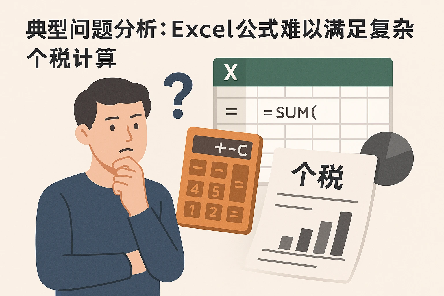 典型问题分析：Excel公式难以满足复杂个税计算